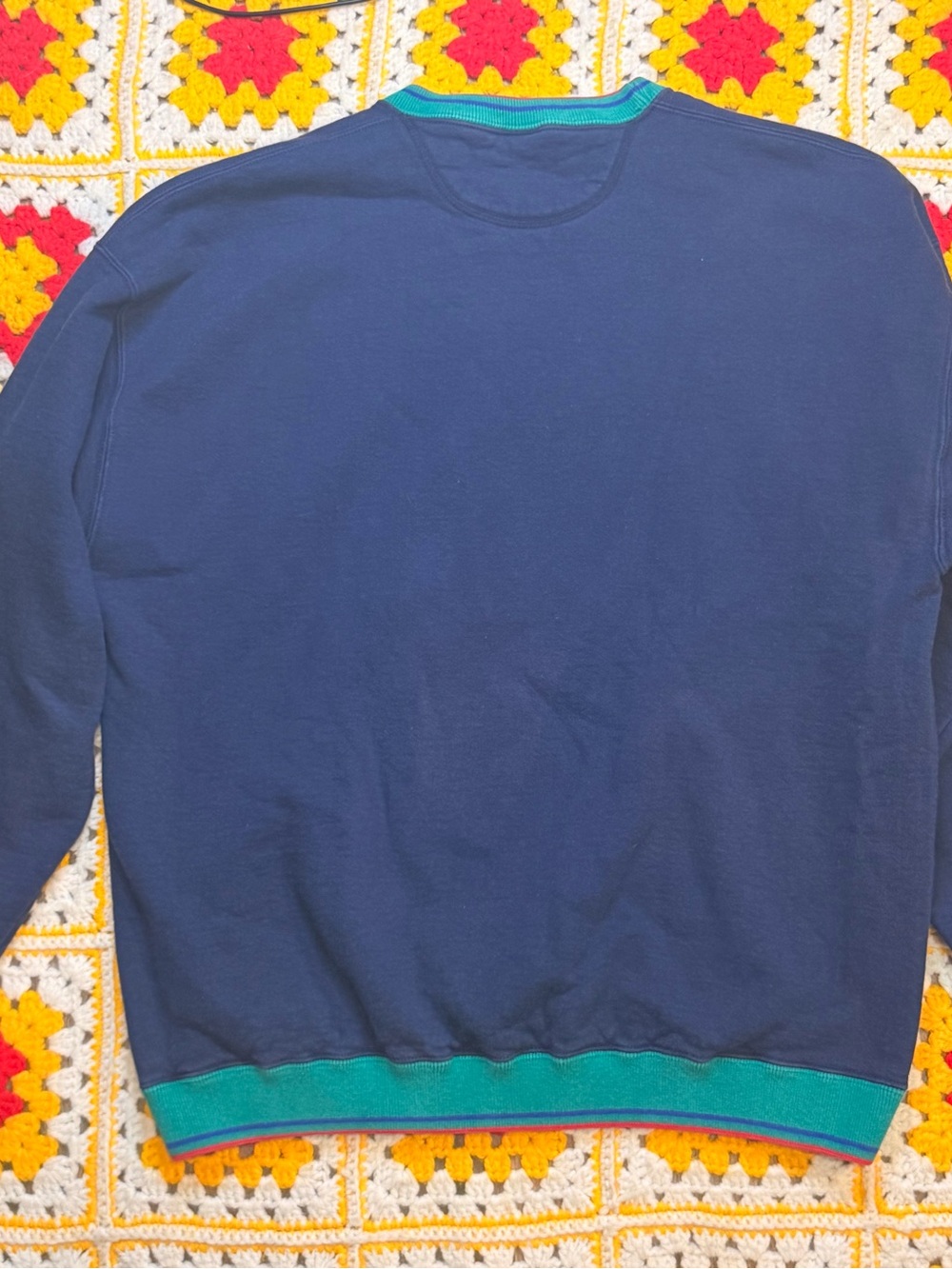 VINTAGE Golf Sweatshirt Mens XXL Lakewood Ringer Crewneck 90s Oversized - Picture 4 of 5